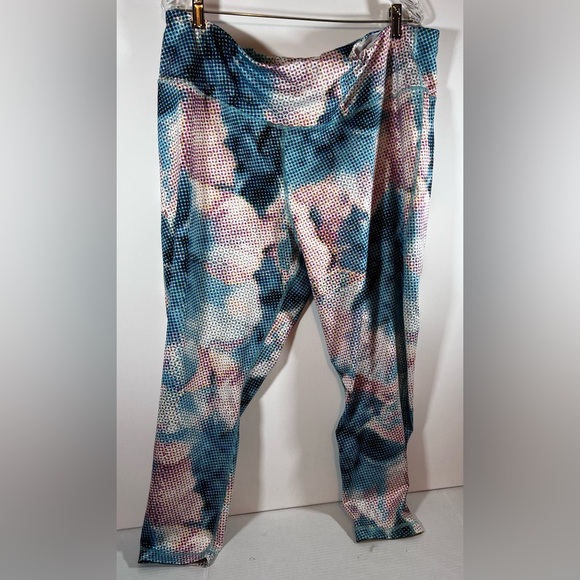 Zelos Women’s Plus Size 3X Multicolor Workout Leggings - Picture 1 of 10